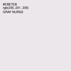 #EBE7EB - Gray Nurse Color Image